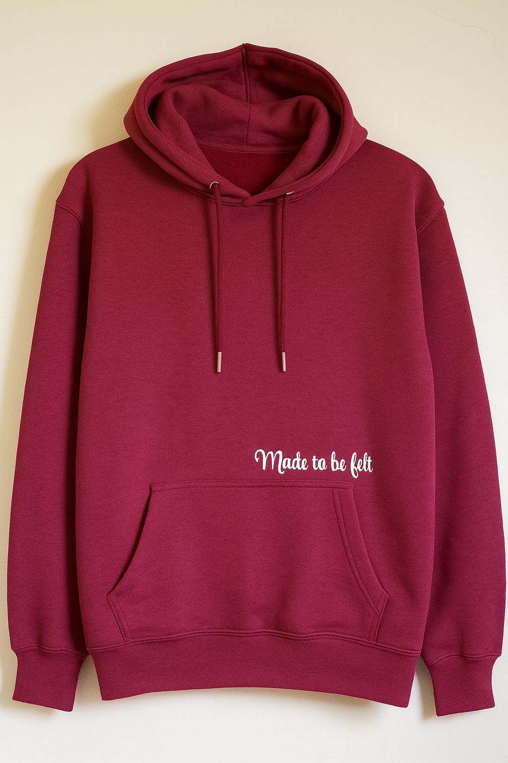 LAMS “Made To Be Felt” Signature Hoodie – Berry Pink