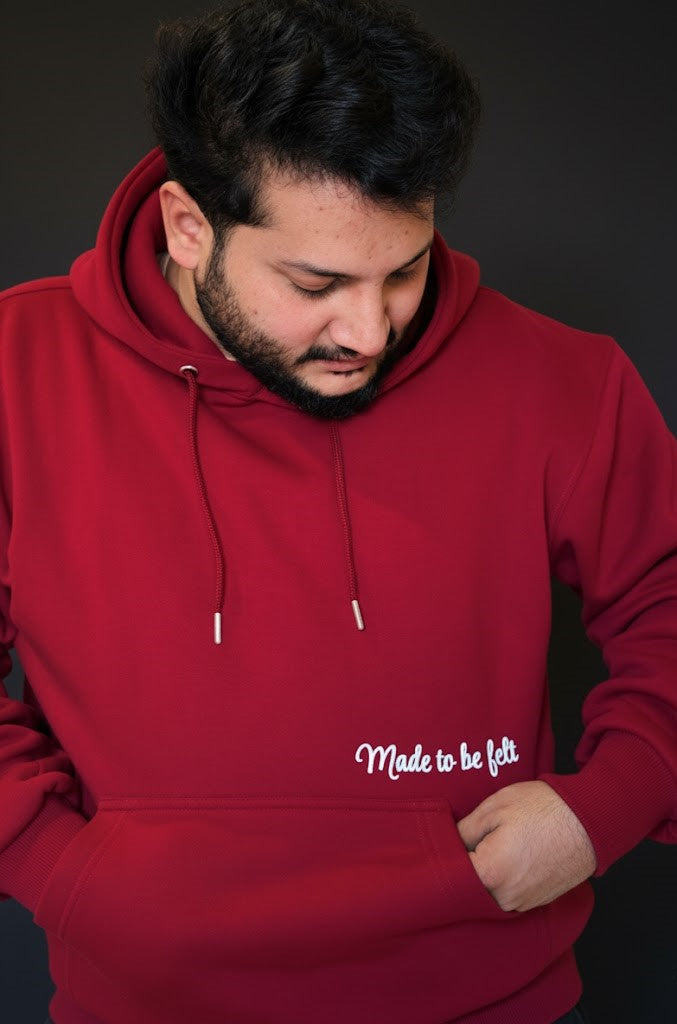 LAMS “Made To Be Felt” Signature Hoodie – Berry Pink